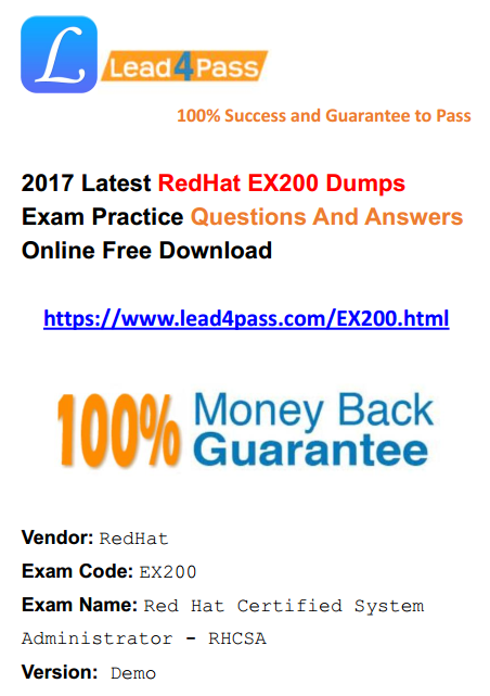 EX200 dumps