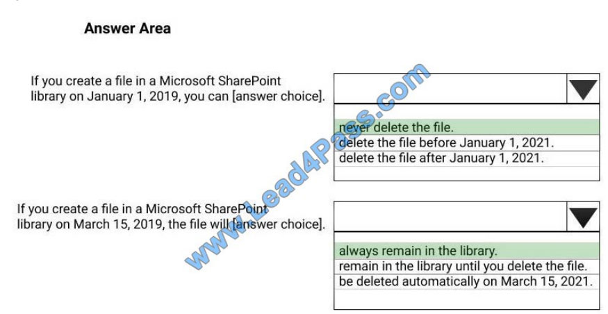 lead4pass ms-500 exam questions q11-2