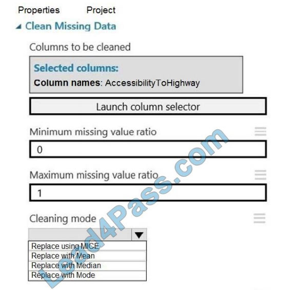 lead4pass dp-100 exam questions q11