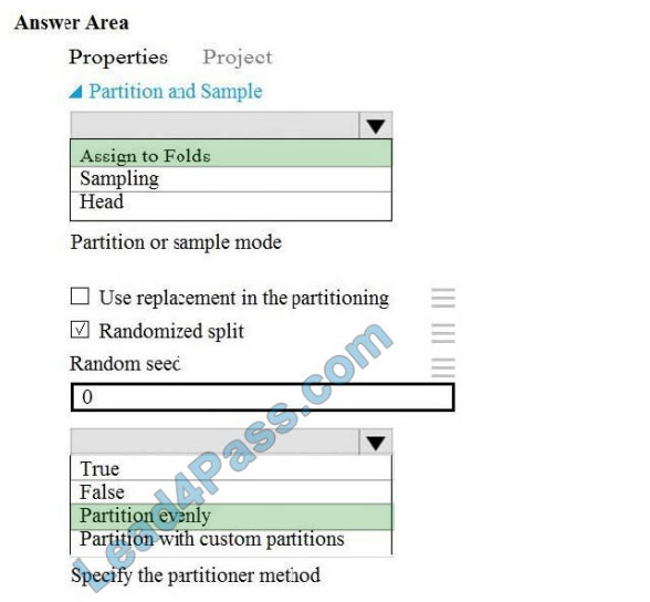 leads4pass dp-100 exam questions q12-2