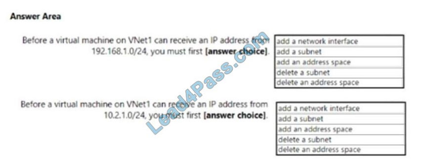 lead4pass az-104 exam questions q6-1