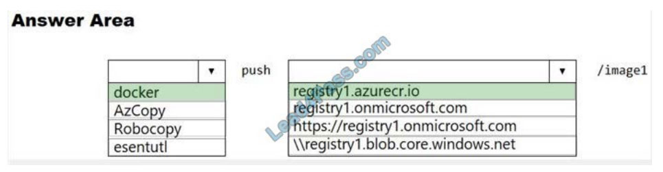 lead4pass az-303 exam questions q10-1