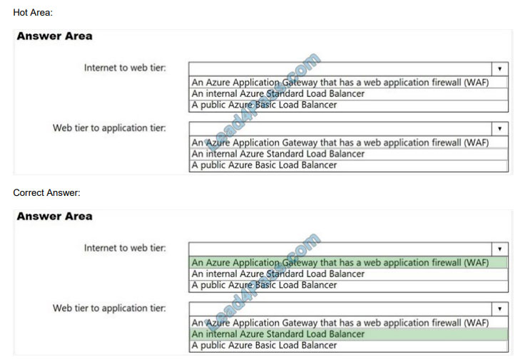 lead4pass az-303 exam questions q11