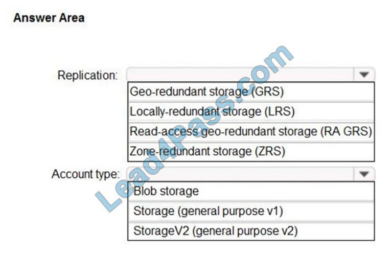 lead4pass az-303 exam questions q6