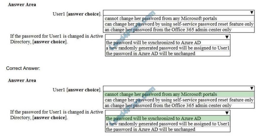 lead4pass ms-100 exam questions q9-1