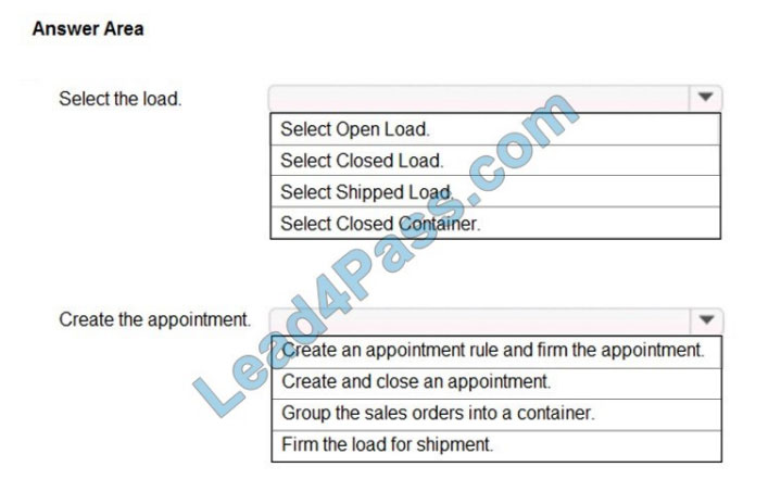 lead4pass mb-330 practice test q1