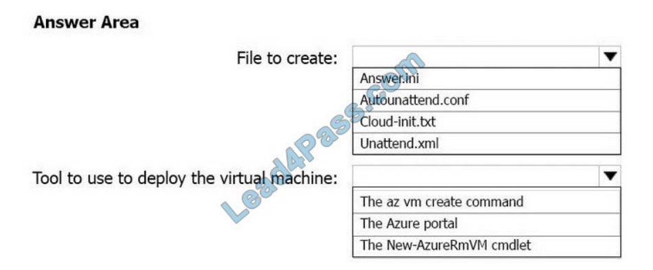 lead4pass az-104 exam questions q13