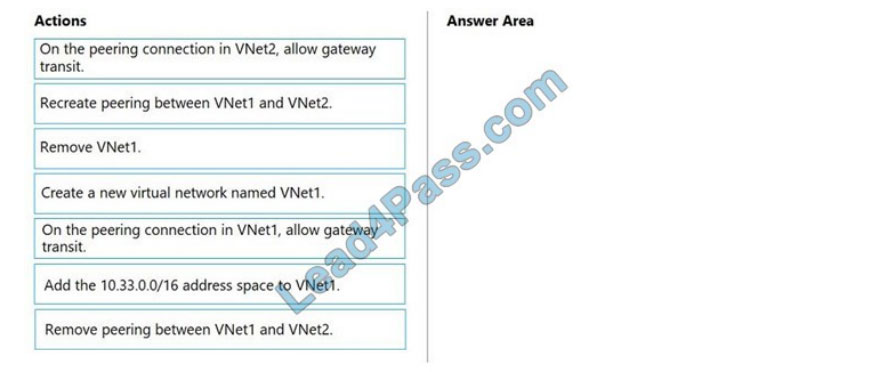 lead4pass az-303 practice test q2-1