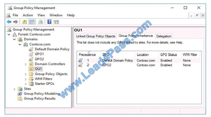 lead4pass 70-742 practice test q11