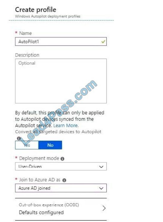 [2021.1] lead4pass md-101 practice test q1