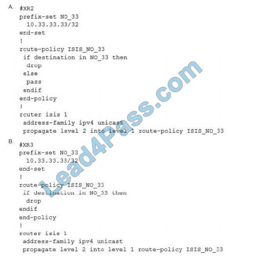 lead4pass 300-510 practic test q10-1