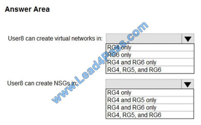 lead4pass az-500 practice test q10