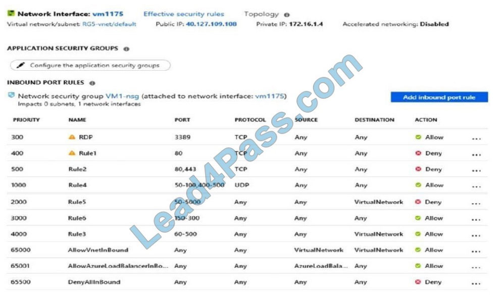 lead4pass az-104 practice test q13 2021