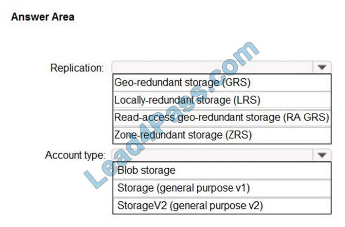 lead4pass az-303 practice test q2 -2021