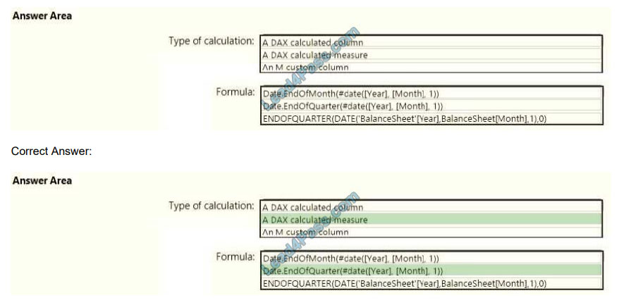 [2021.1] lead4pass da-100 practice test q4