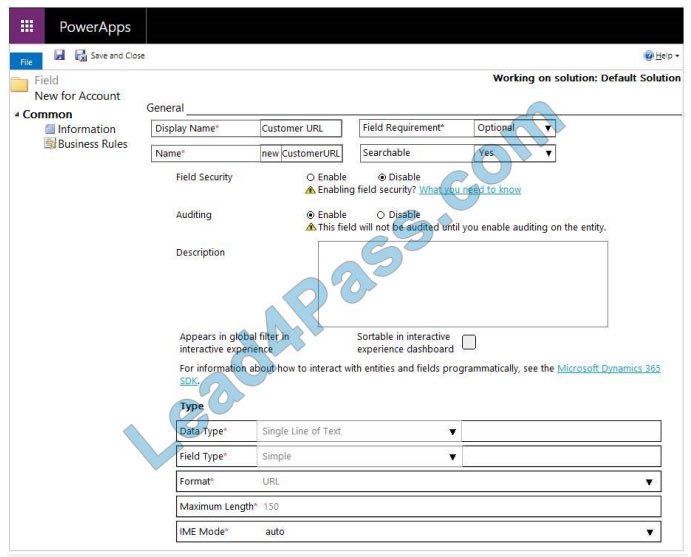 [2021.1] lead4pass mb-200 practice test q5