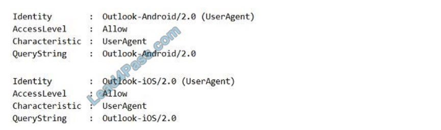 [2021.1] lead4pass ms-203 practice test q6