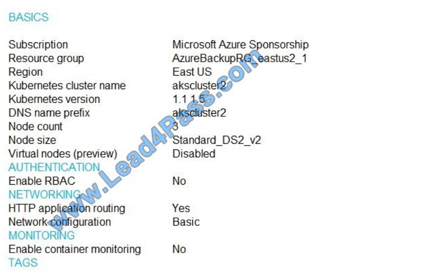 lead4pass az-500 practice test q6