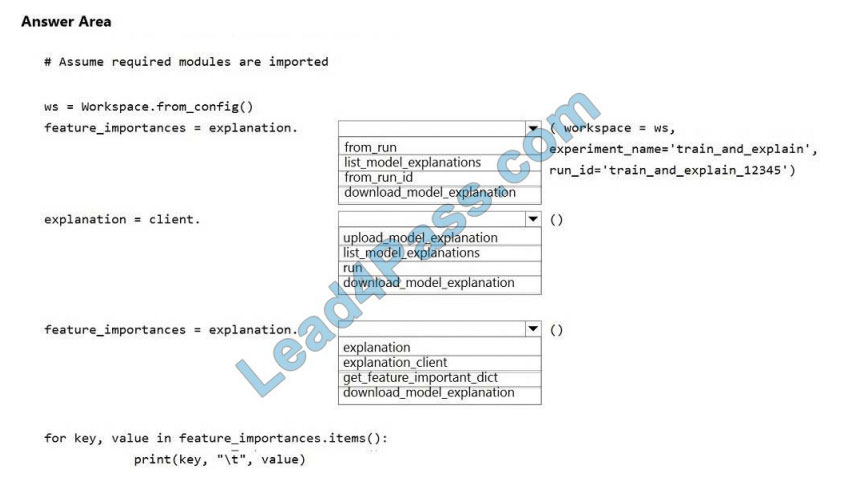 [2021.3] leads4pass dp-100 practice test q1-1