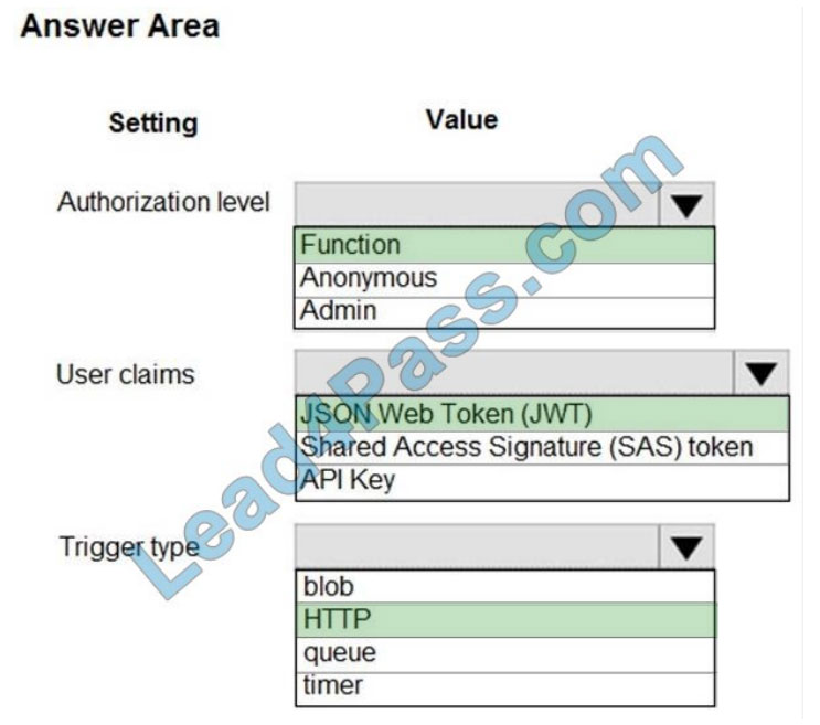 [2021.3] lead4pass az-204 practice test q12-1