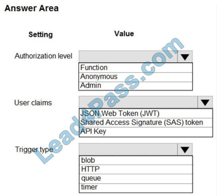 [2021.3] lead4pass az-204 practice test q12