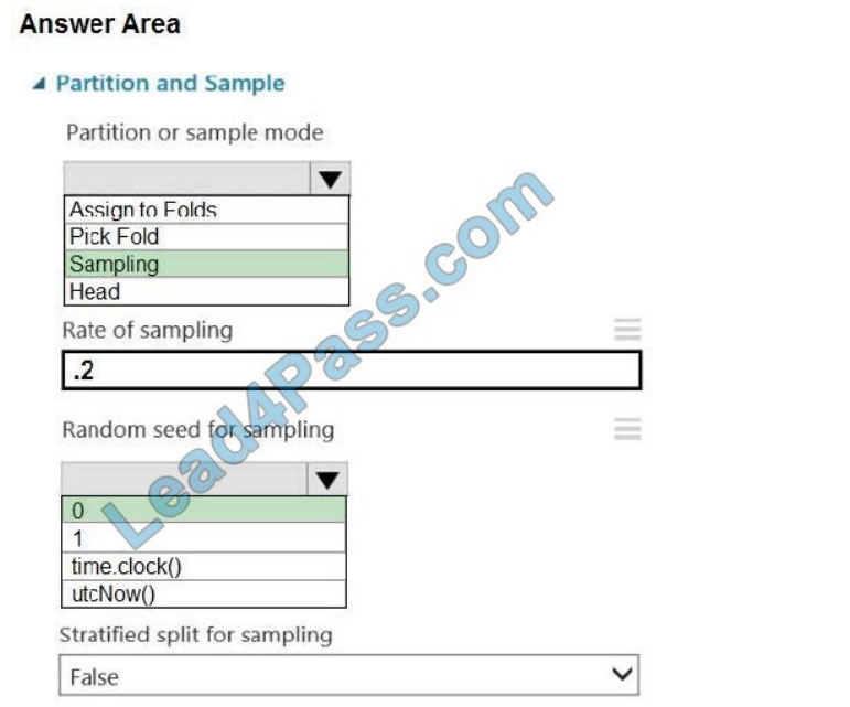 [2021.3] leads4pass dp-100 practice test q3-1