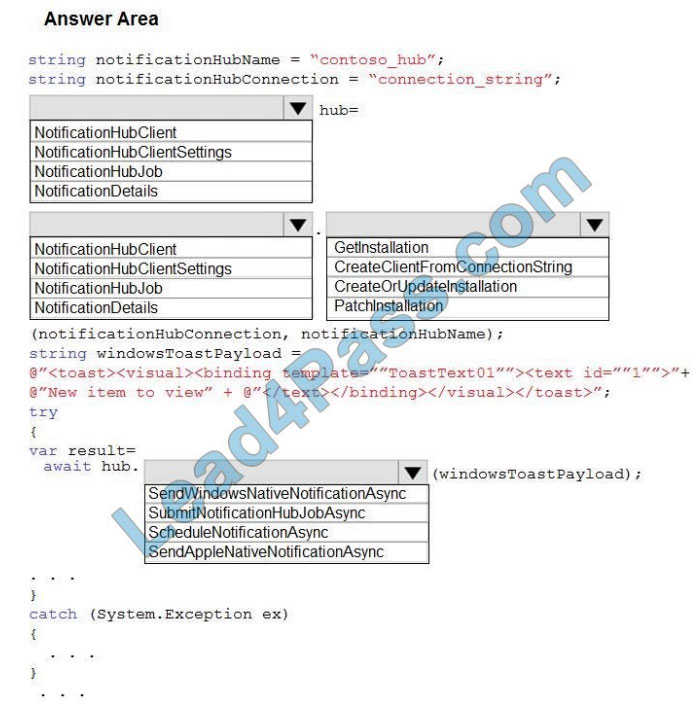 [2021.3] lead4pass az-204 practice test q4