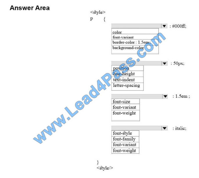 lead4pass 98-383 practice test q7-1