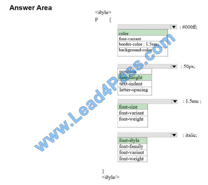 lead4pass 98-383 practice test q7-2