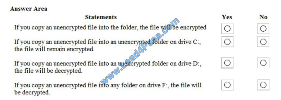 leads4pass 98-368 practice test q7