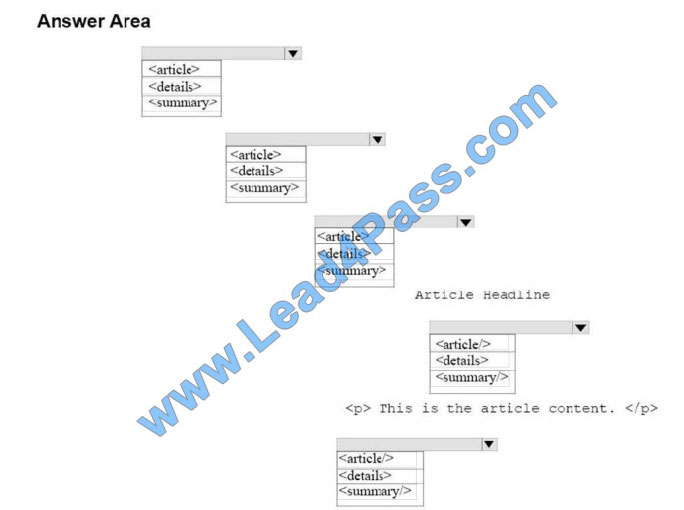 lead4pass 98-383 practice test q8-1