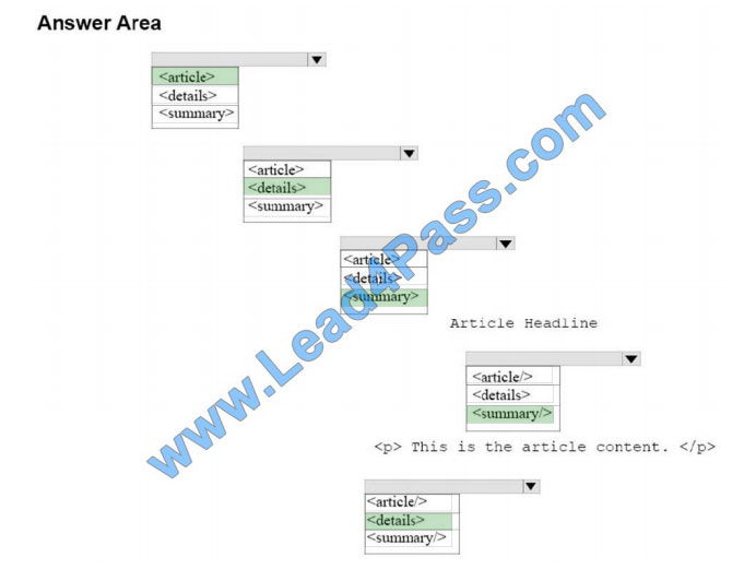 lead4pass 98-383 practice test q8-2