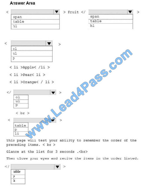 lead4pass 98-383 practice test q9-1