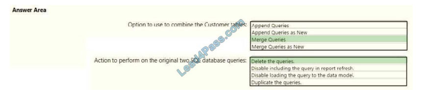 [2021.3] lead4pass da-100 practice test q9-1