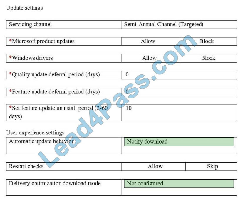 [2021.3] lead4pass md-101 practice test q9-1