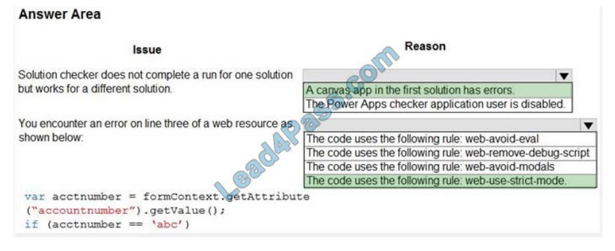 [2021.4] lead4pass pl-400 practice test q3-1