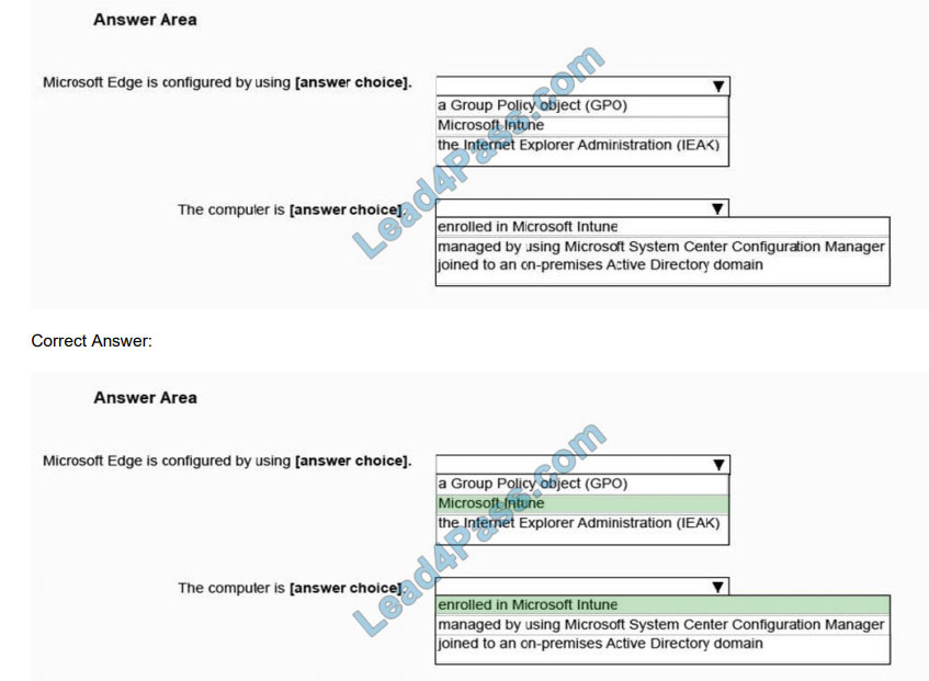 microsoft md-100 certification exam q12-1