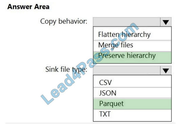 microsoft dp-203 exam questions q2-1