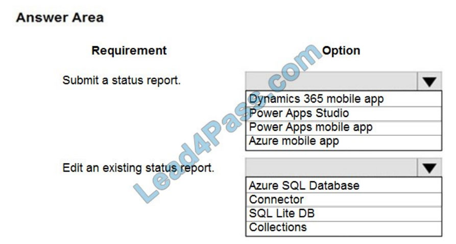 microsoft pl-100 exam questions q2