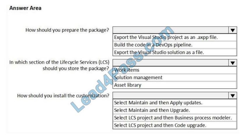 microsoft mb-500 exam questions q13-1