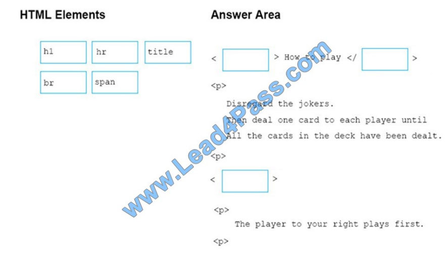 microsoft 98-383 exam questions q8-1