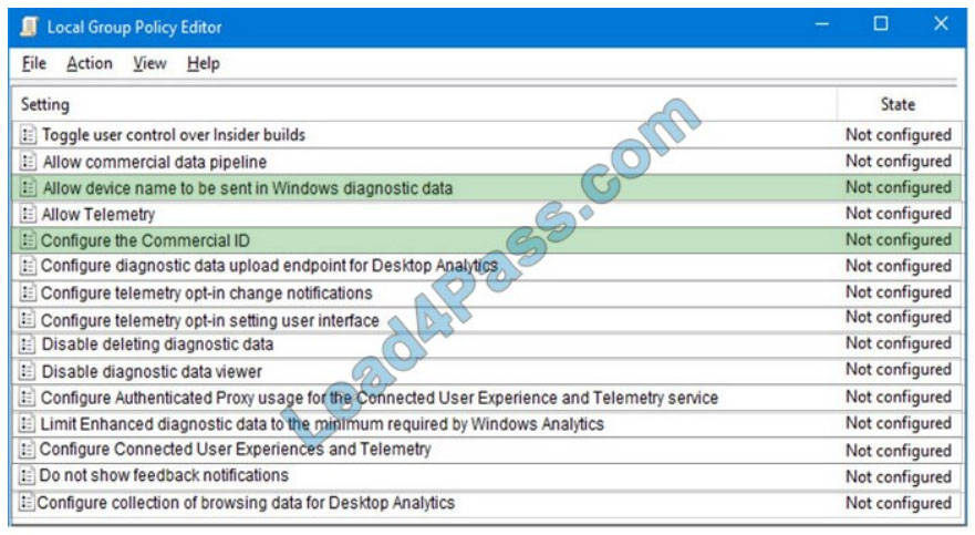 microsoft MD-101 exam questions q10-1