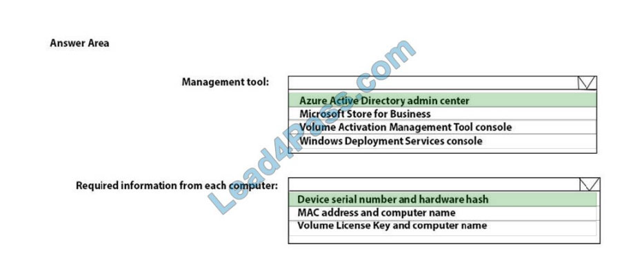 microsoft MD-101 exam questions q11-1