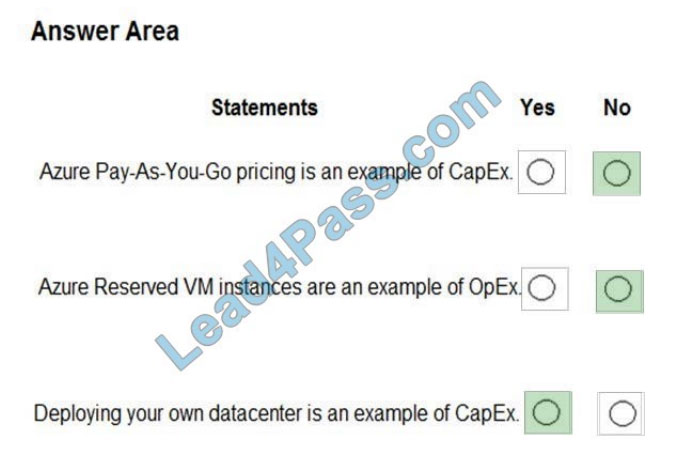 microsoft az-900 exam questions q11-1