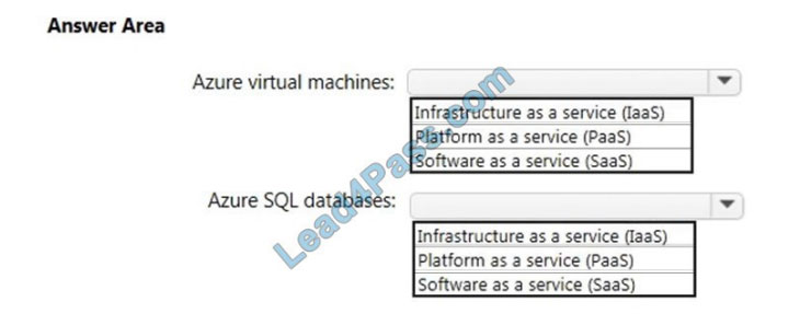 microsoft az-900 exam questions q15