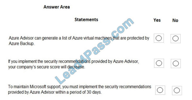 microsoft az-900 exam questions q3