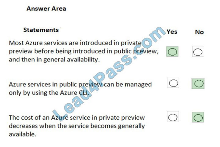 microsoft az-900 exam questions q4-1