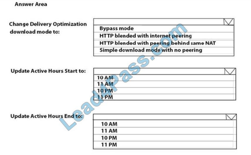 microsoft MD-101 exam questions q8