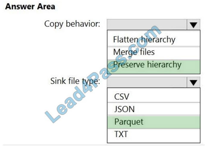 microsoft dp-203 exam questions q2-1