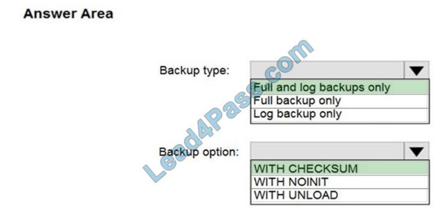 microsoft dp-300 exam questions q12-1